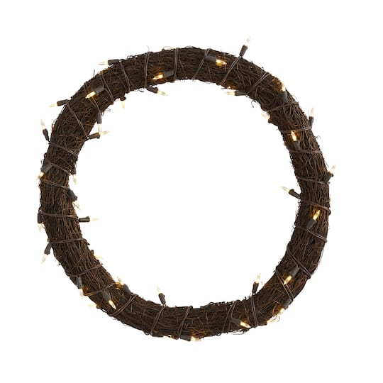 20" LED Vine Wreath
